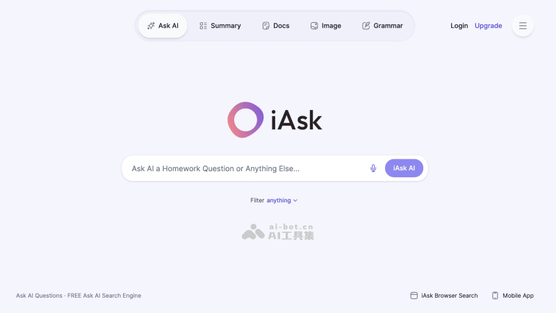 iAsk AI搜索