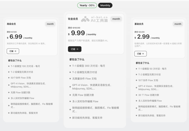 Flowith的价格